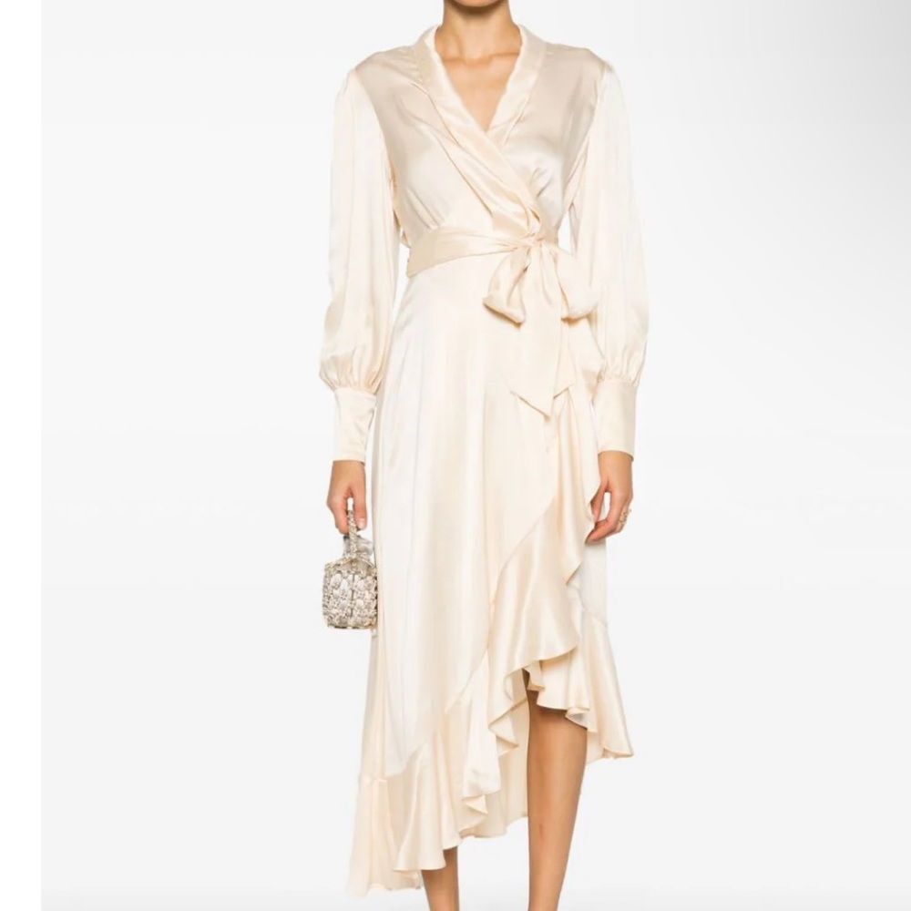 Zimmermann Cream Midi Dress